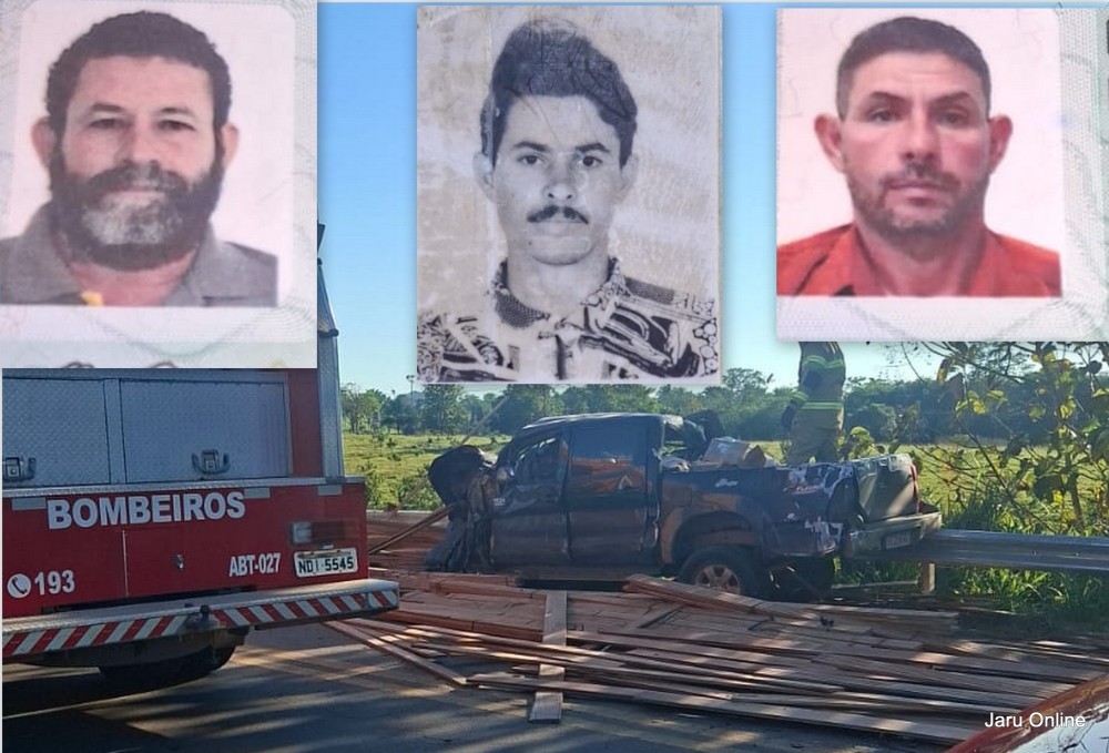 Vítimas fatais do grave acidente com carreta na BR-364 eram três irmãos - Polícia