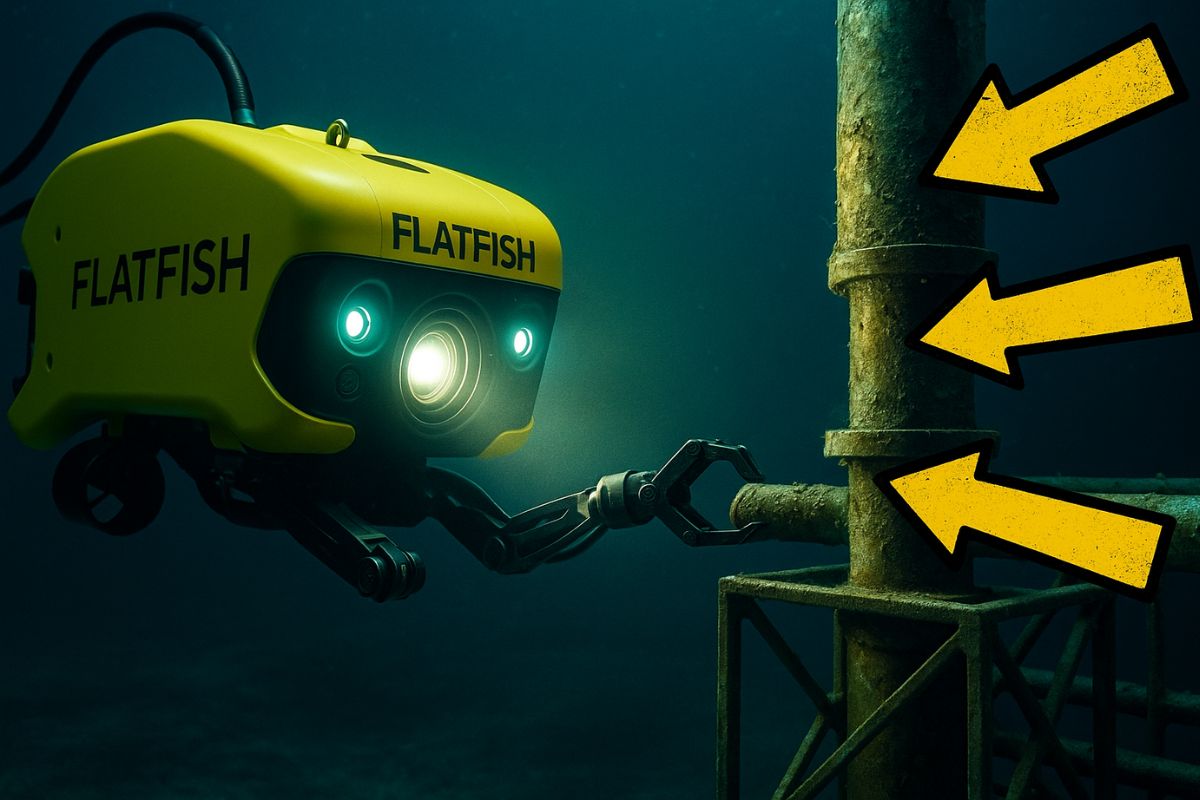 Conheça robô submarino FlatFish: inovação brasileira em operação na Bacia de Campos e no exterior