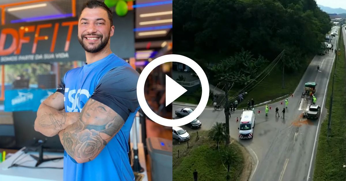 Instrutor de academia em SC morre em acidente na BR-101