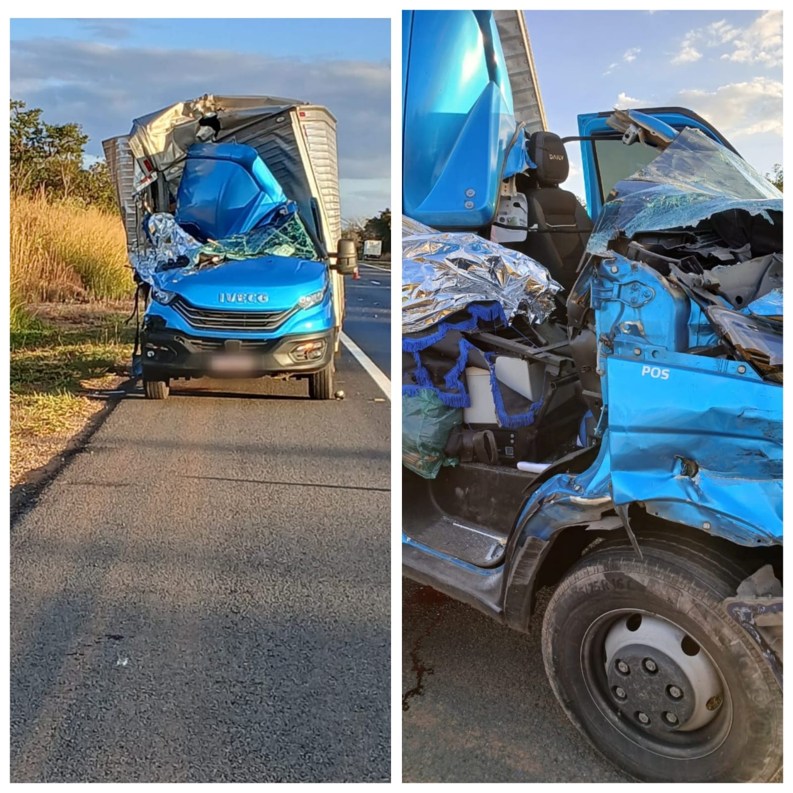 Jovem morre em acidente entre caminhão e carreta na BR-135 | Grande Minas