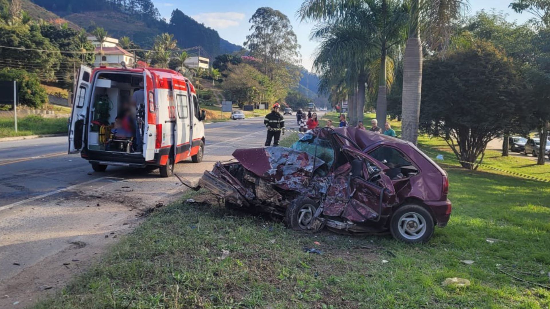 Motorista morre em acidente com três veículos na BR-262, no ES | Sul do ES