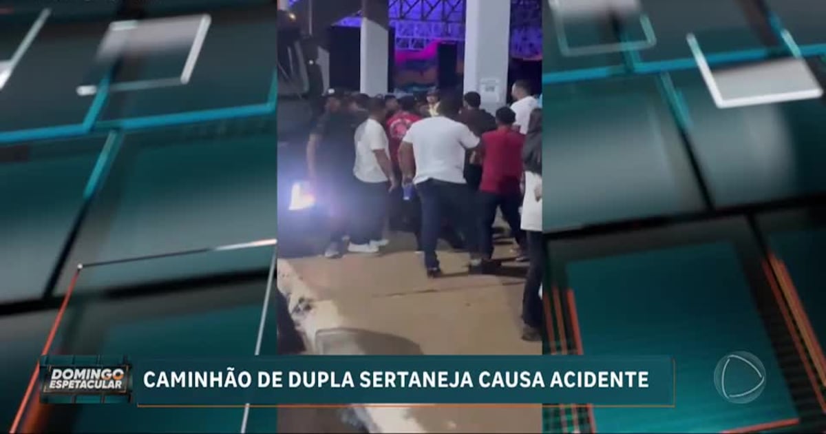 Acidente com caminhão da dupla sertaneja Diego e Victor Hugo deixa 16 feridos em Itaberaí (GO) – Record
