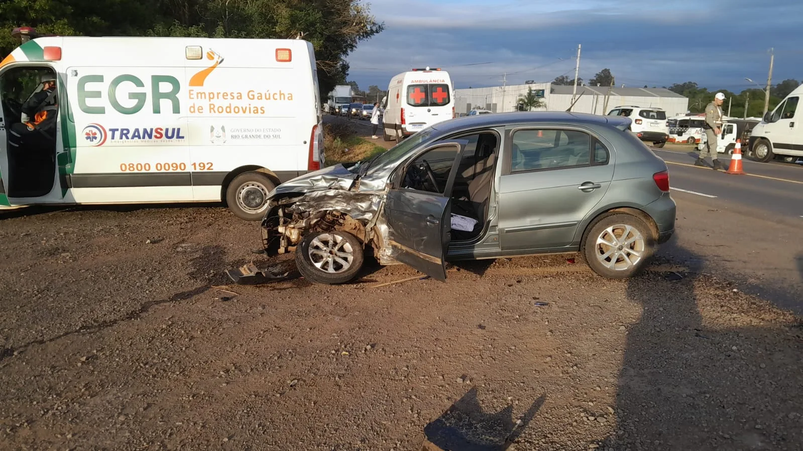 Acidente com óbito é registrado na RSC-453, no bairro Industrial, em Venâncio