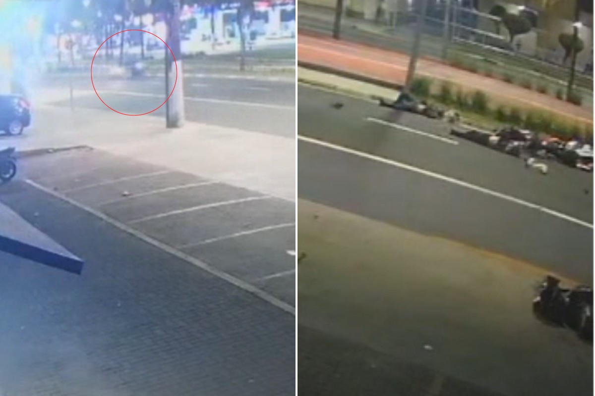 Acidente entre motos deixa mulher morta e dois feridos em Guarujá, SP