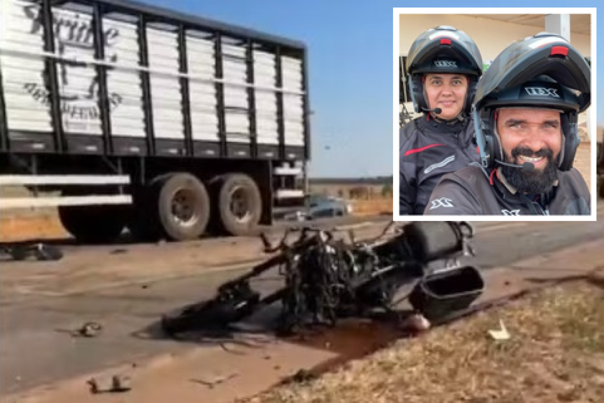 Casal que morreu em acidente fazia parte de moto clube; veja - MidiaNews