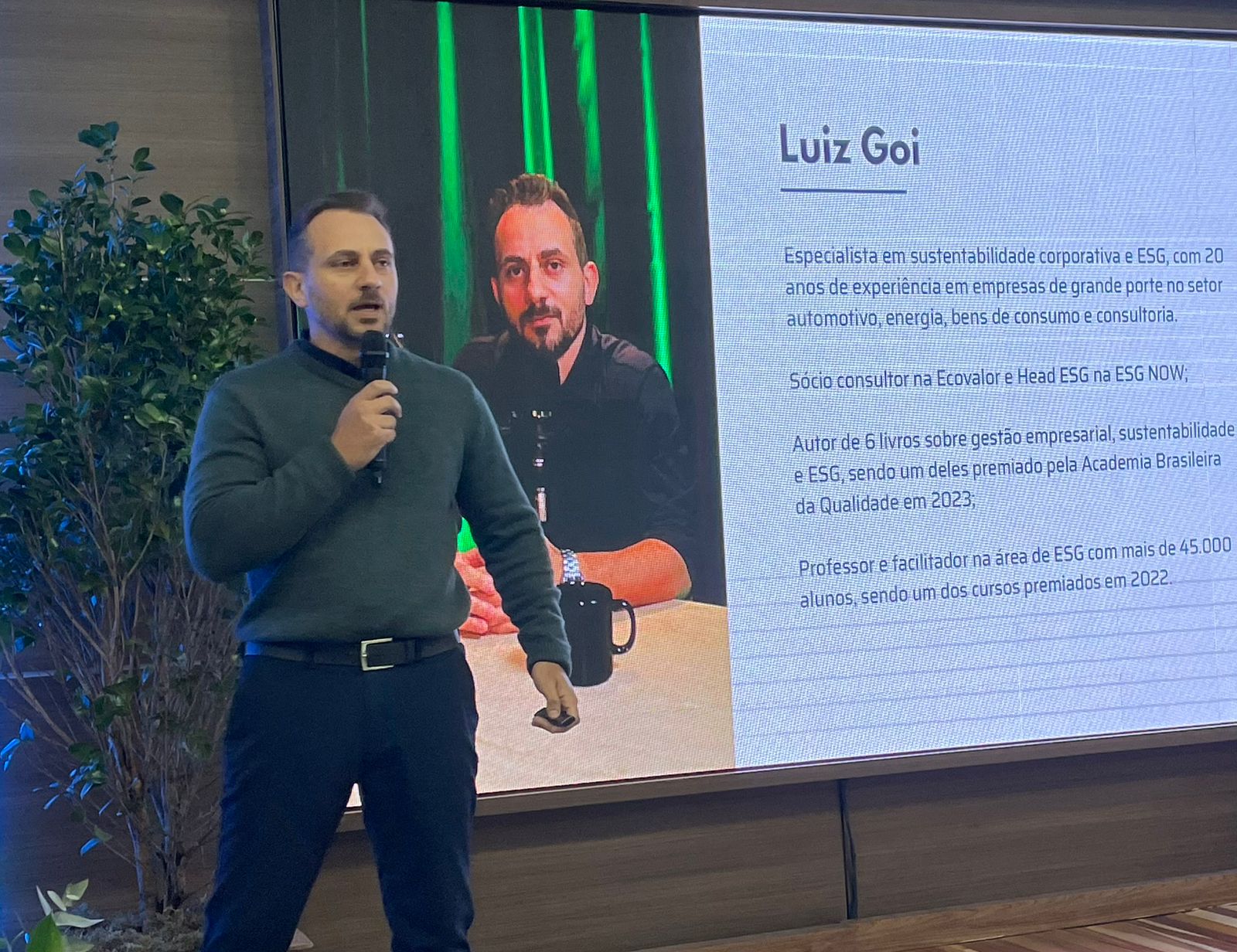 Implantar uma agenda esg é investir em futuro saudável para os negócios, afirma especialista durante ra cic