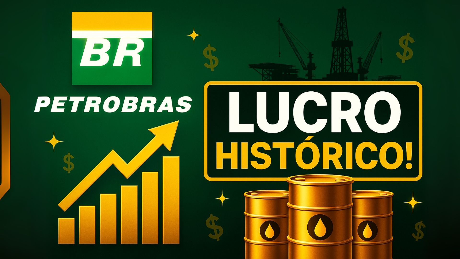 Petrobras dispara 140% no lucro, bate recorde de produção e volta ao pódio mundial das petroleiras mais lucrativas.