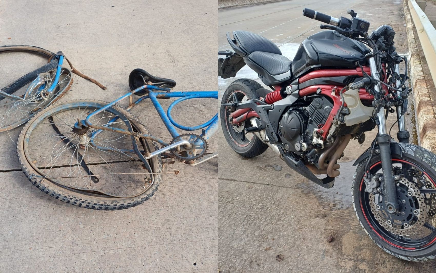 Motociclista e ciclista morrem em acidente na BR-408 - G1 - Globo