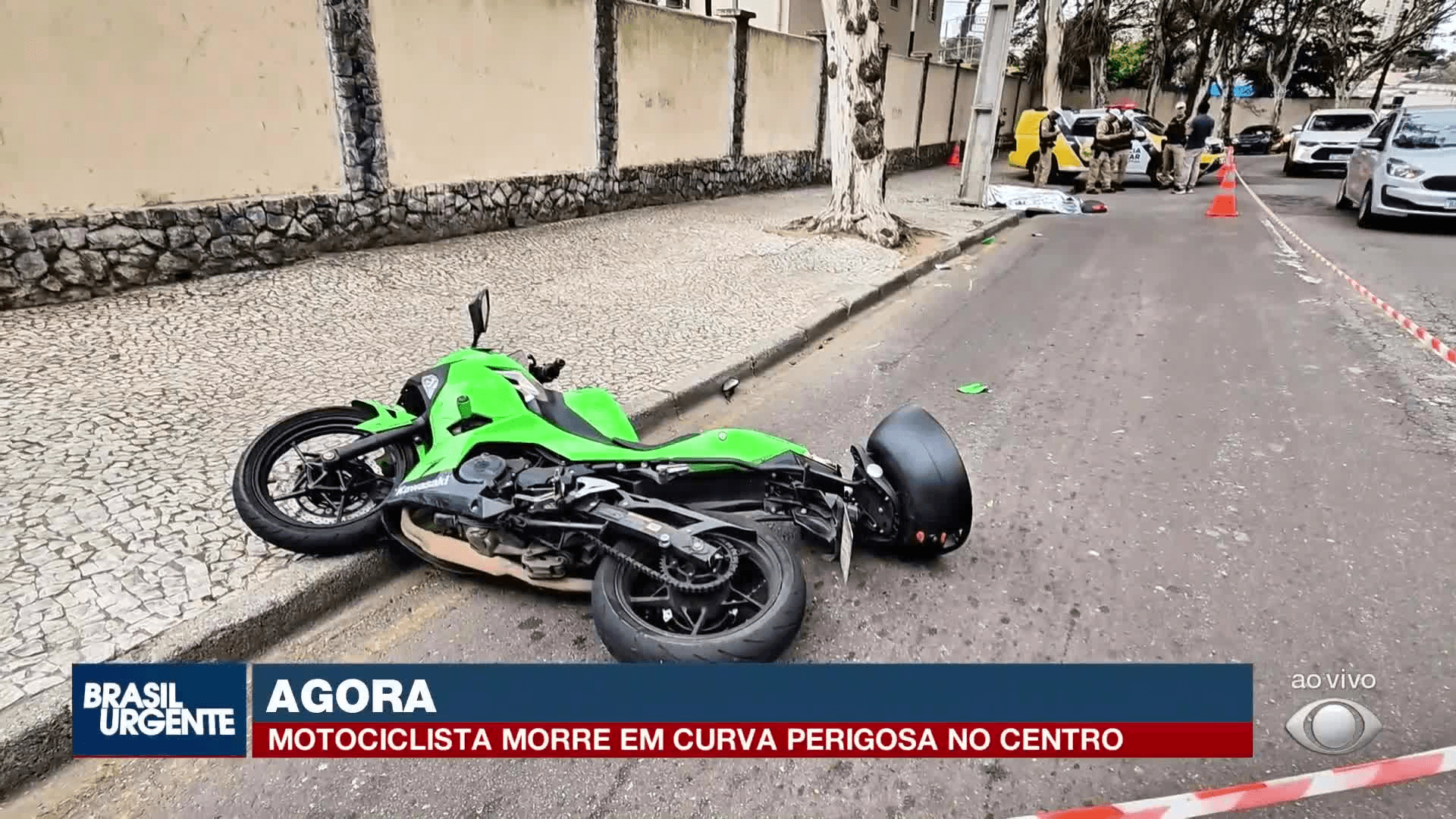 Motociclista morre em acidente no centro de Curitiba