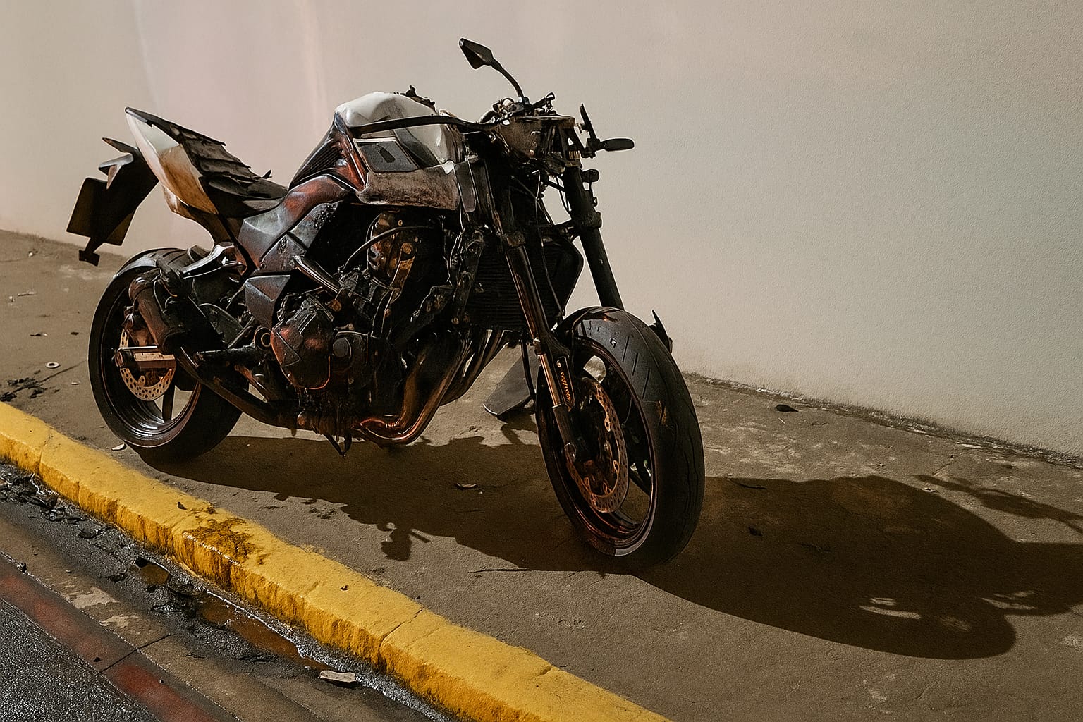 Policial morre em acidente de moto no centro de Paranaguá