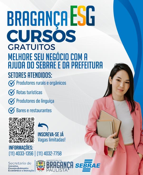 Programa ESG Bragança avança com parceria do Sebrae