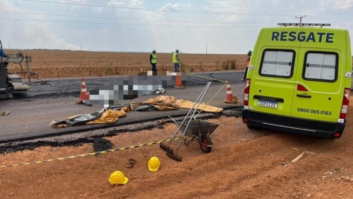 Acidente com máquinas mata 3 que trabalhavam na duplicação da BR-163, em MT