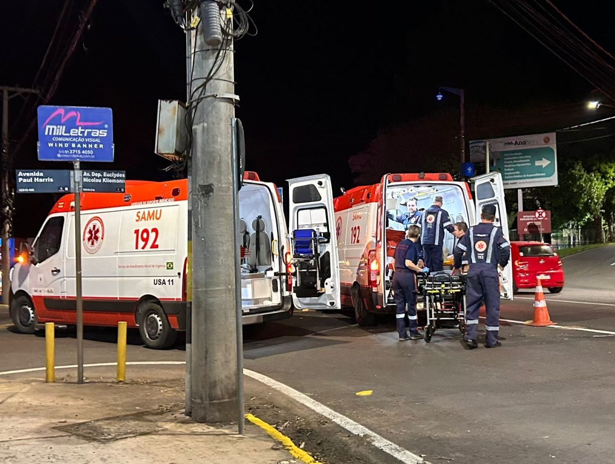Acidente deixa motociclista ferida no Bairro Arroio Grande