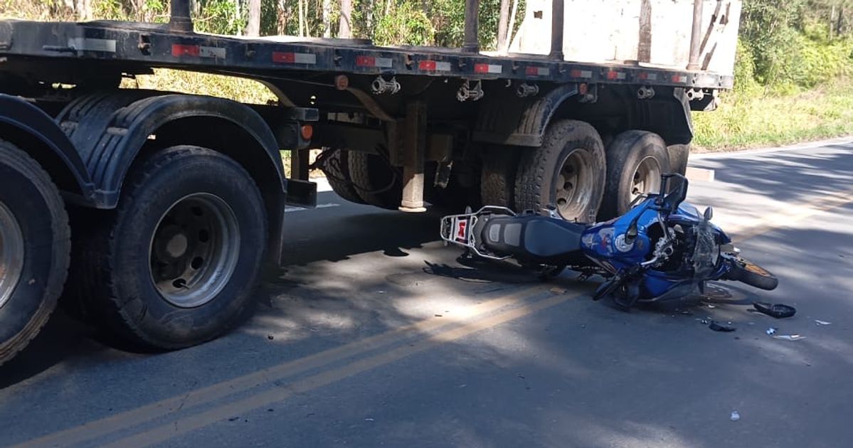 Acidente entre moto e carreta causa lentidão na rodovia entre Taió e Rio do Campo - RWTv | RWTV