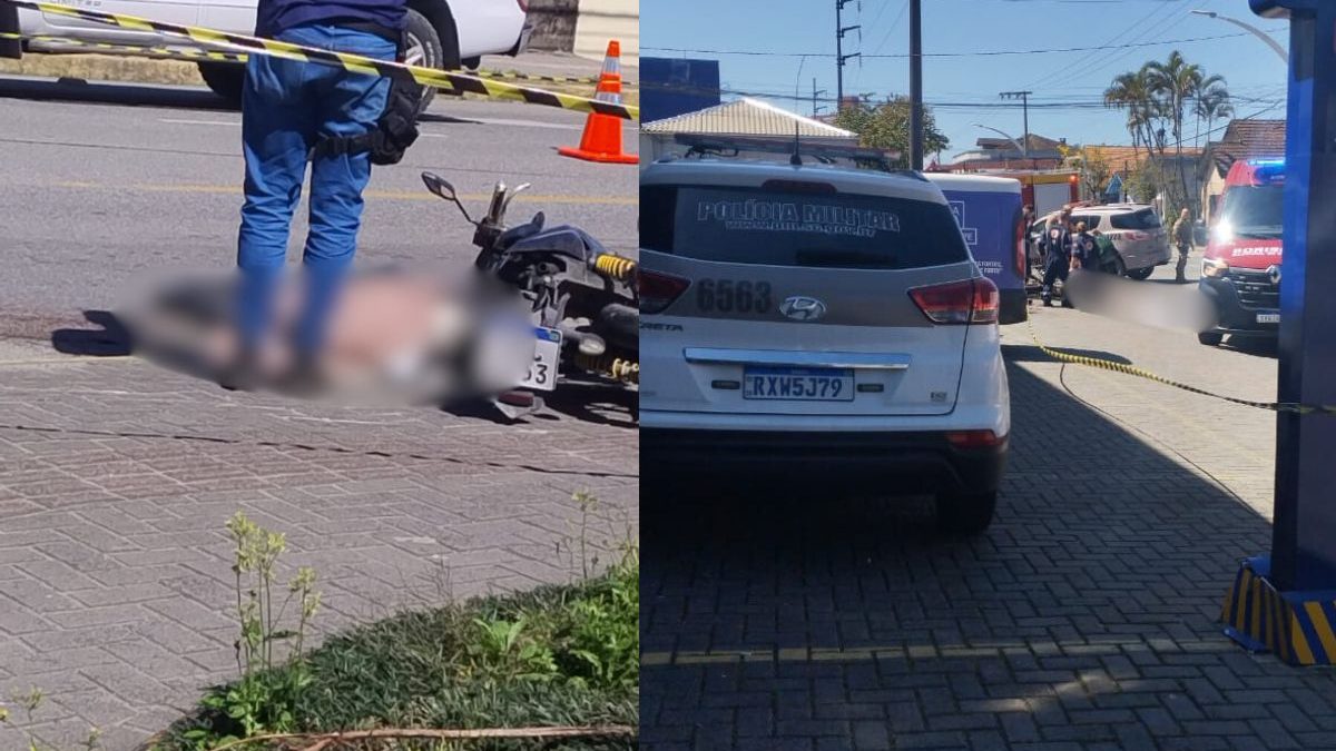 Acidente resulta em morte de motociclista em Joinville