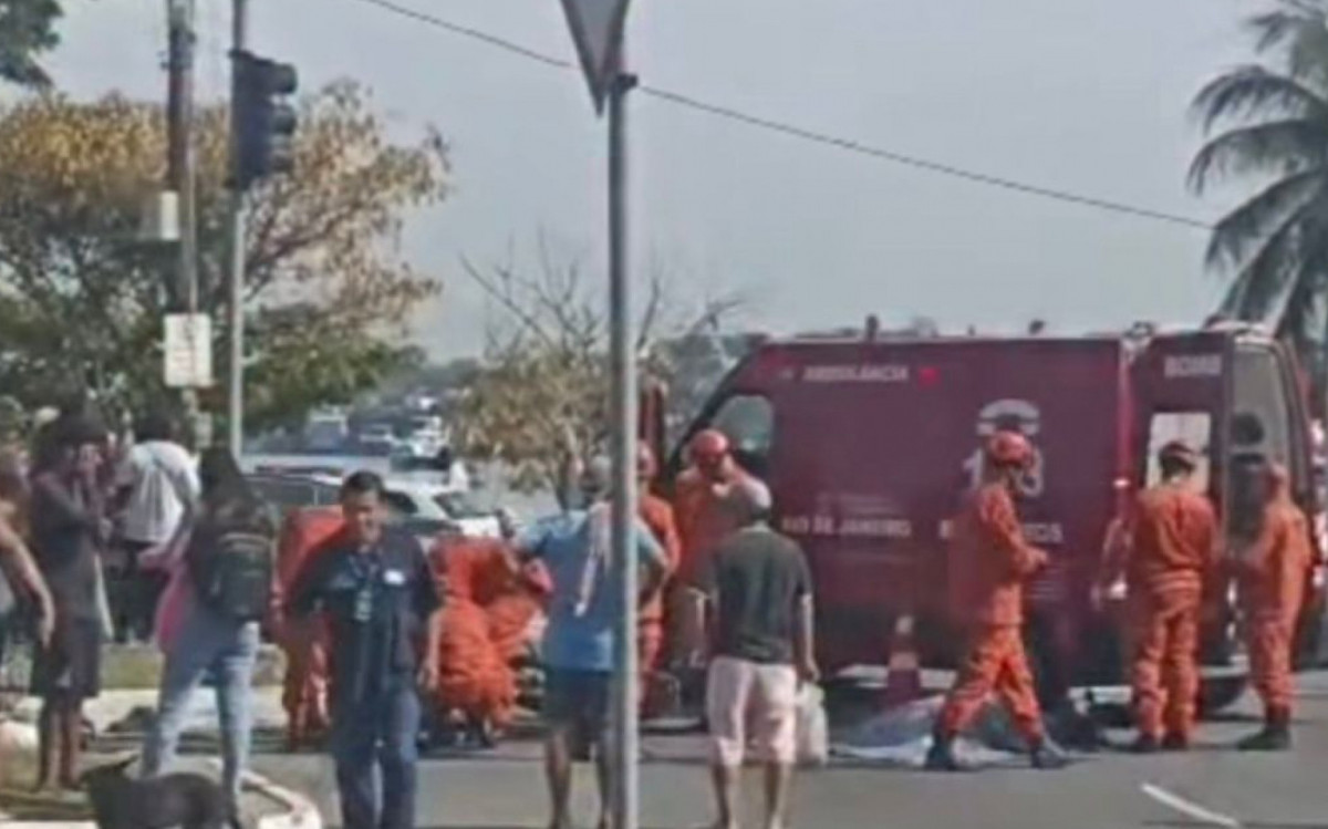 Mulher morre após colisão entre moto e ônibus em Niterói | Rio de Janeiro