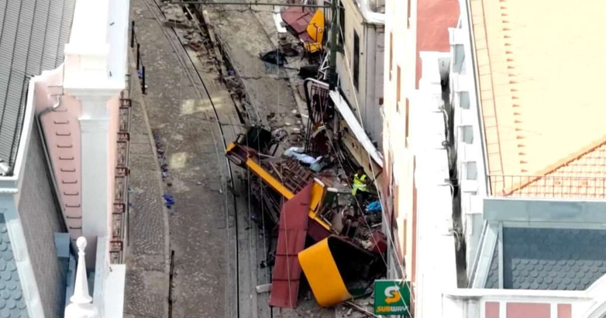 Polícia portuguesa divulga nacionalidades de mortos no acidente com o Elevador da Glória em Lisboa