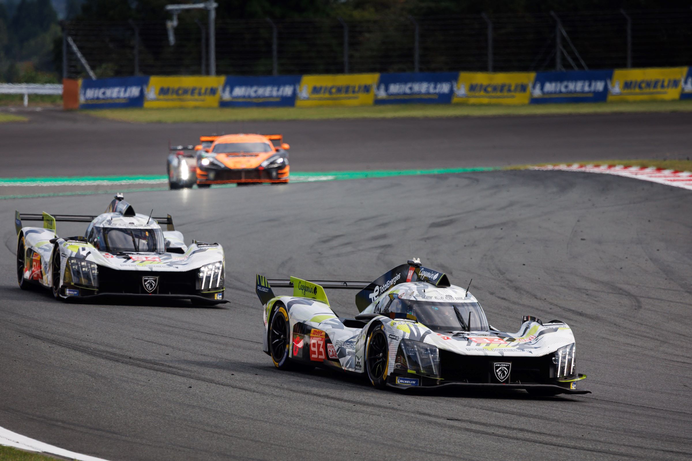 Team Peugeot no pódio das 6 Horas de Fuji