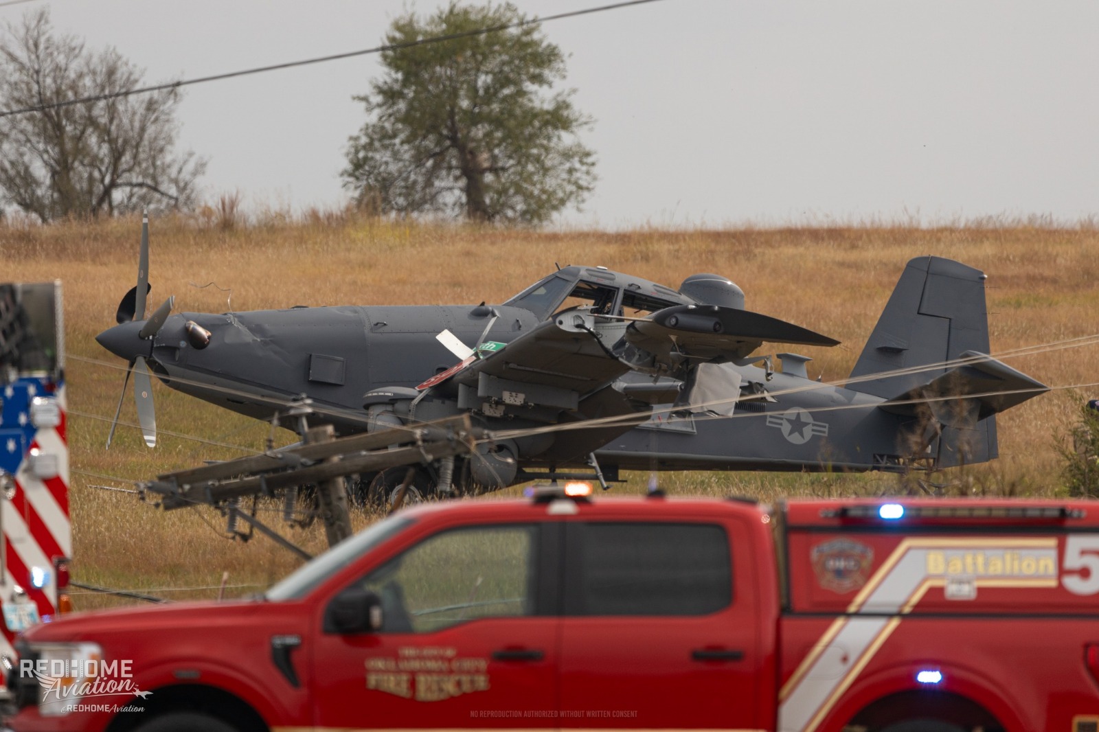 Acidente com Skyraider II da USAF