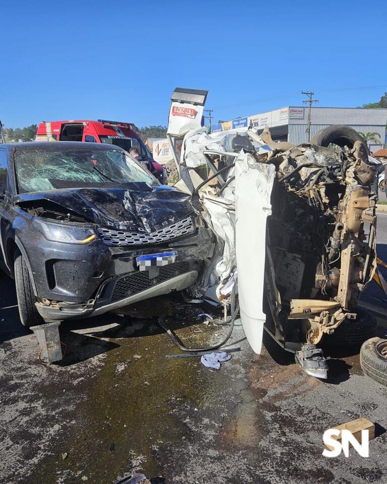 Acidente com morte próximo ao Trevo da Telasul em Garibaldi.