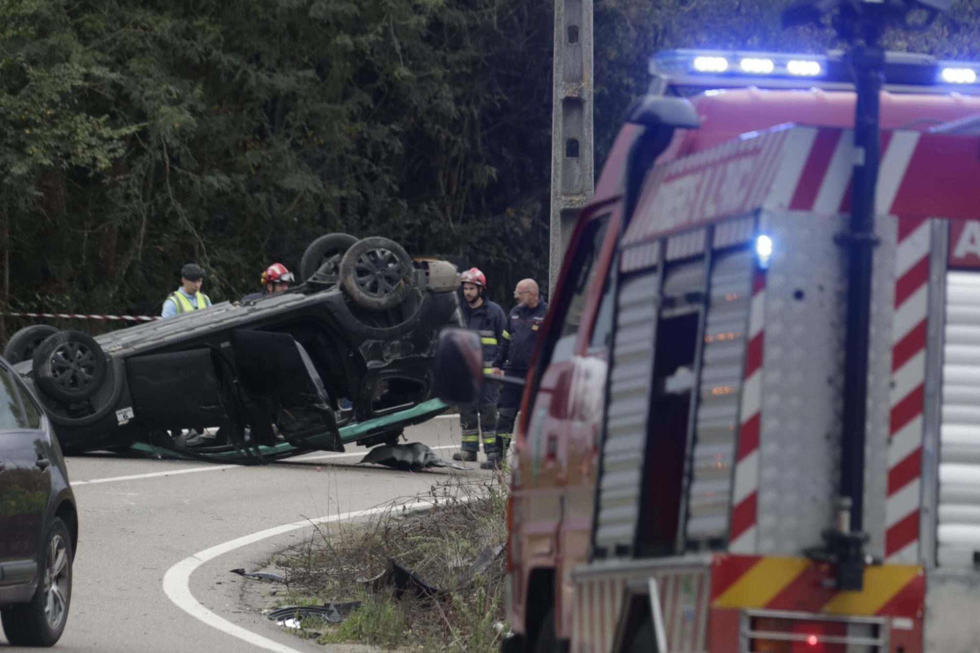 Acidente corta EN368 entre Alpiarça e Almeirim