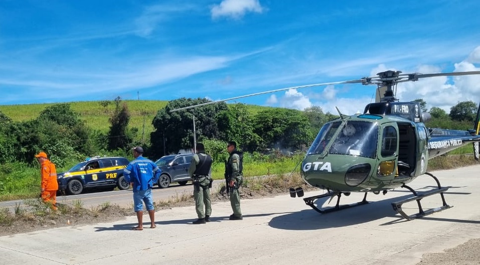 GTA e CBM atuam em resgate de vítima de grave acidente na BR-101 - Portal SSP/SE