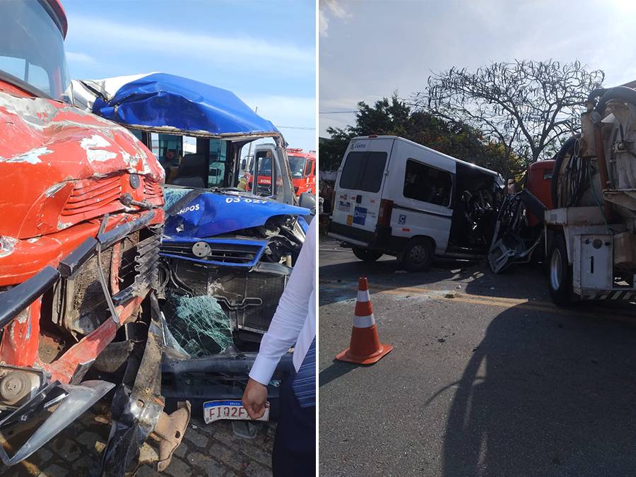 Grave acidente com van deixa feridos na BR-101, em Travessão - Portal Ururau