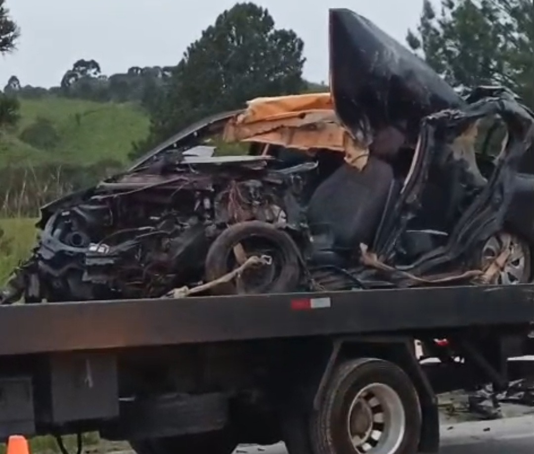 Grave acidente com vítima fatal é registrado na BR-282 em Bocaina do Sul