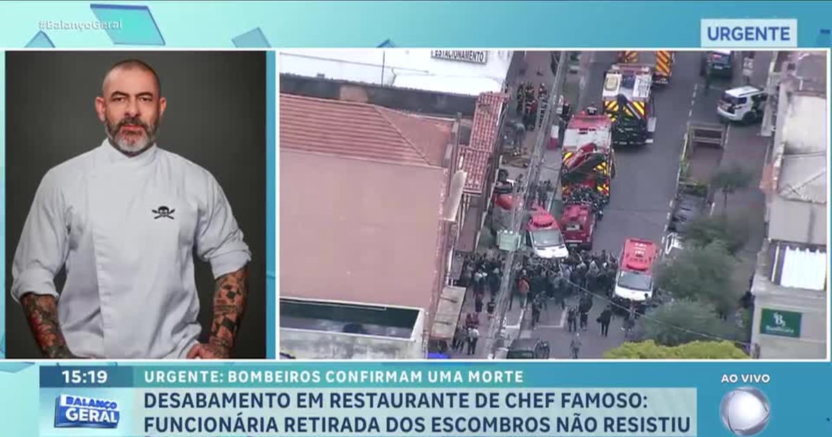 Henrique Fogaça divulga nota oficial lamentando acidente em restaurante na Bela Vista, em São Paulo – Record