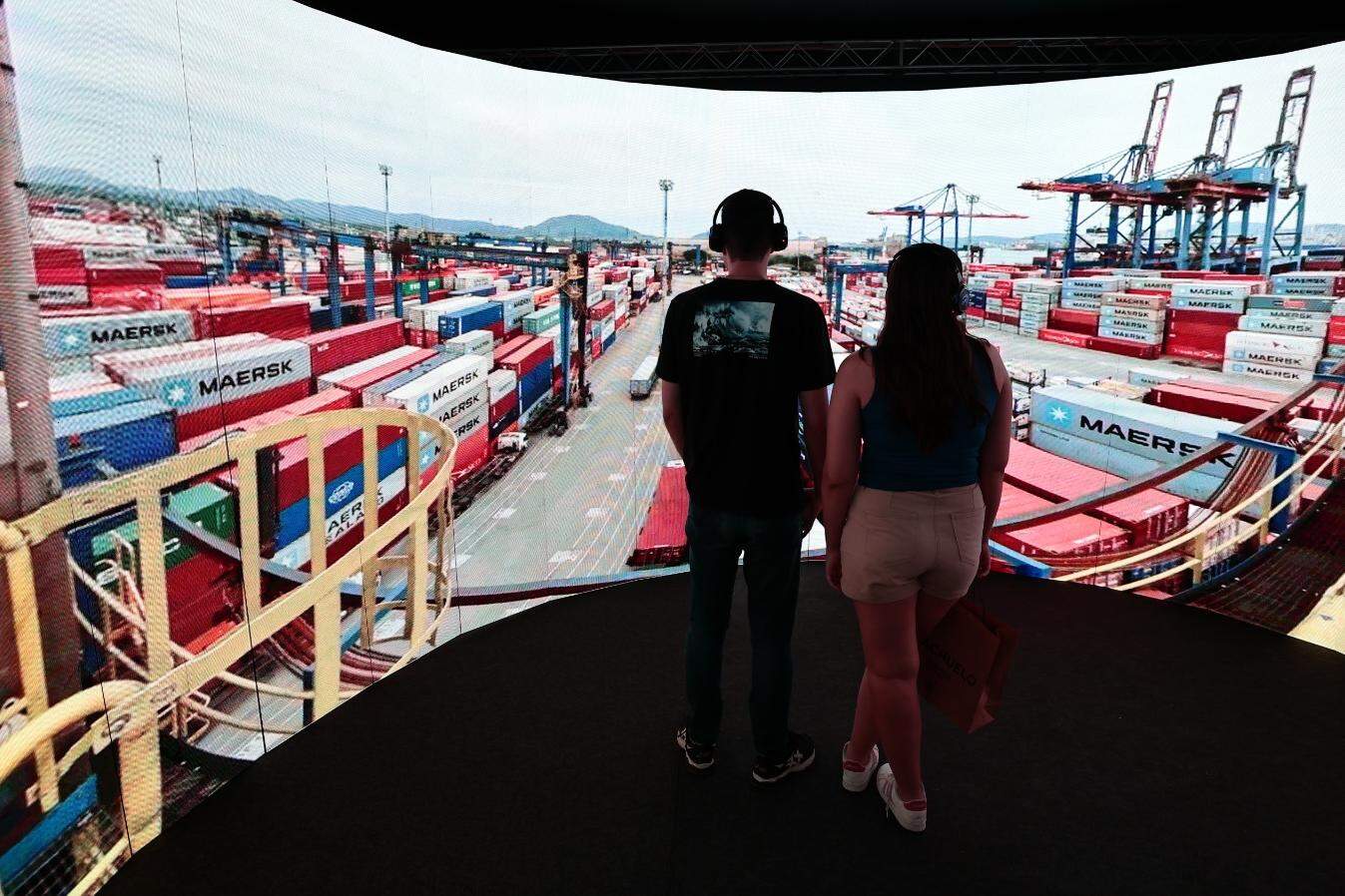 Imersão virtual em 360° no Porto tem último dia para visita no shopping de Santos; confira