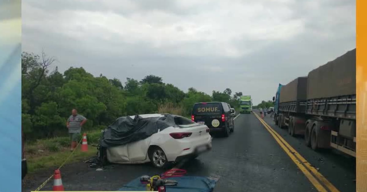 Mãe e dois filhos morrem em acidente na BR-153 em Comendador Gomes (MG) – Noticias R7