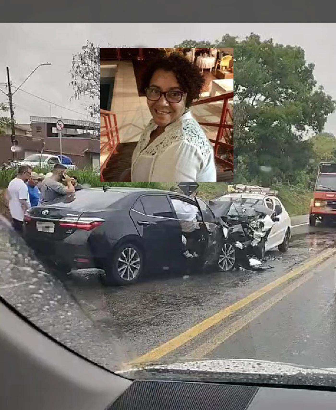 Morre enfermeira da idosa morta em acidente na BR-459 em Pouso Alegre