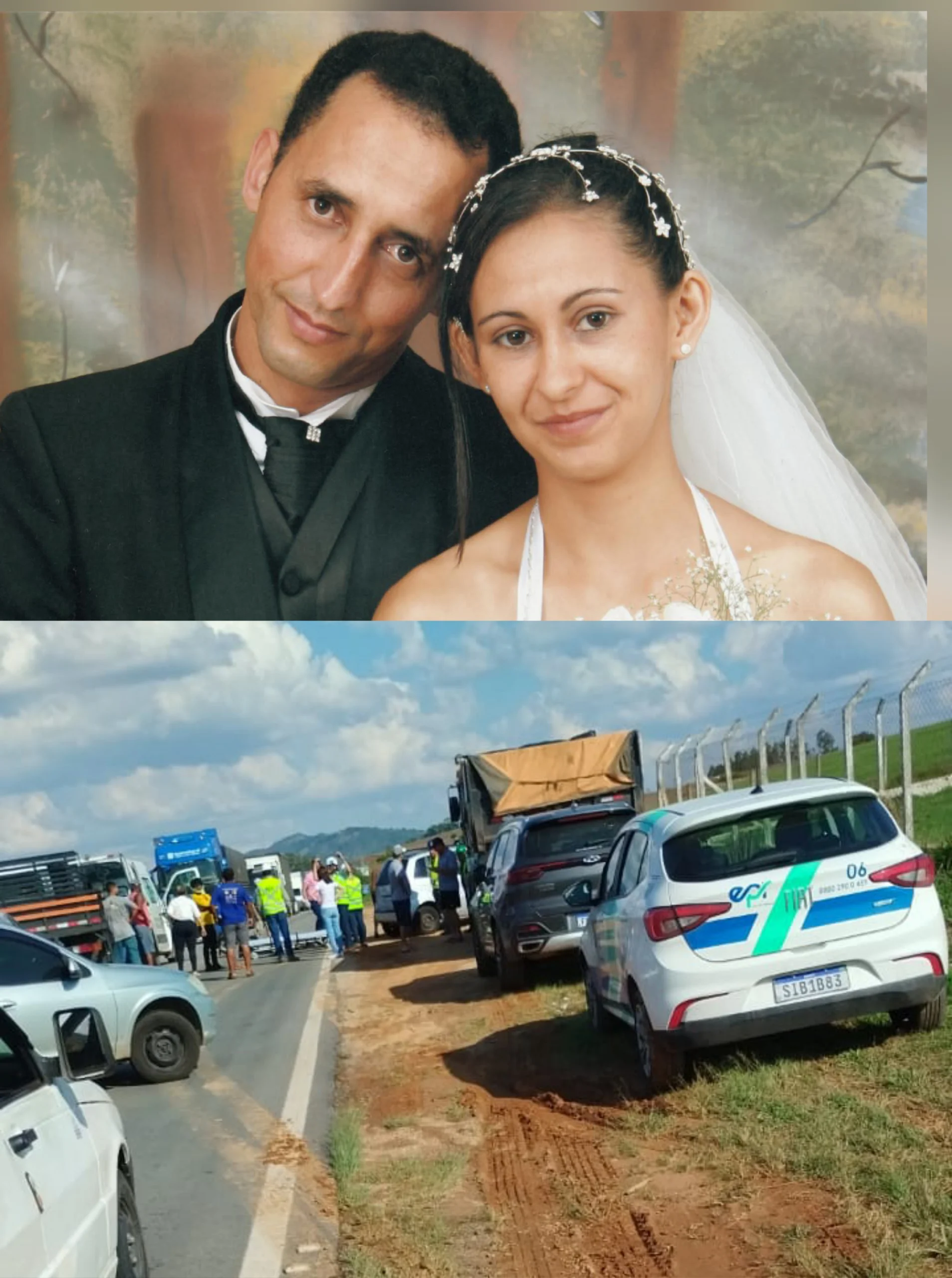 Morre segunda vítima de acidente entre moto e carreta na MG-290 entre Borda da Mata e Pouso Alegre