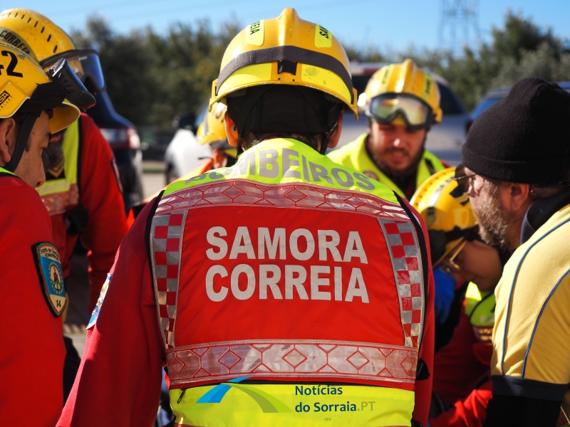 Motociclista ferido em acidente em Samora Correia