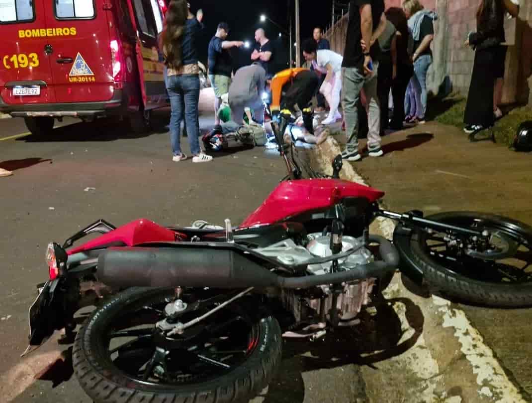 Acidente ocorreu no bairro Concórdia 3, em Araçatuba (Foto RP10)