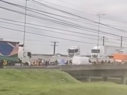 motociclista morre ponte itajai navegantes Visor Notícias