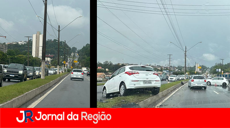Rodovia Geraldo Dias tem acidente próximo da DAE