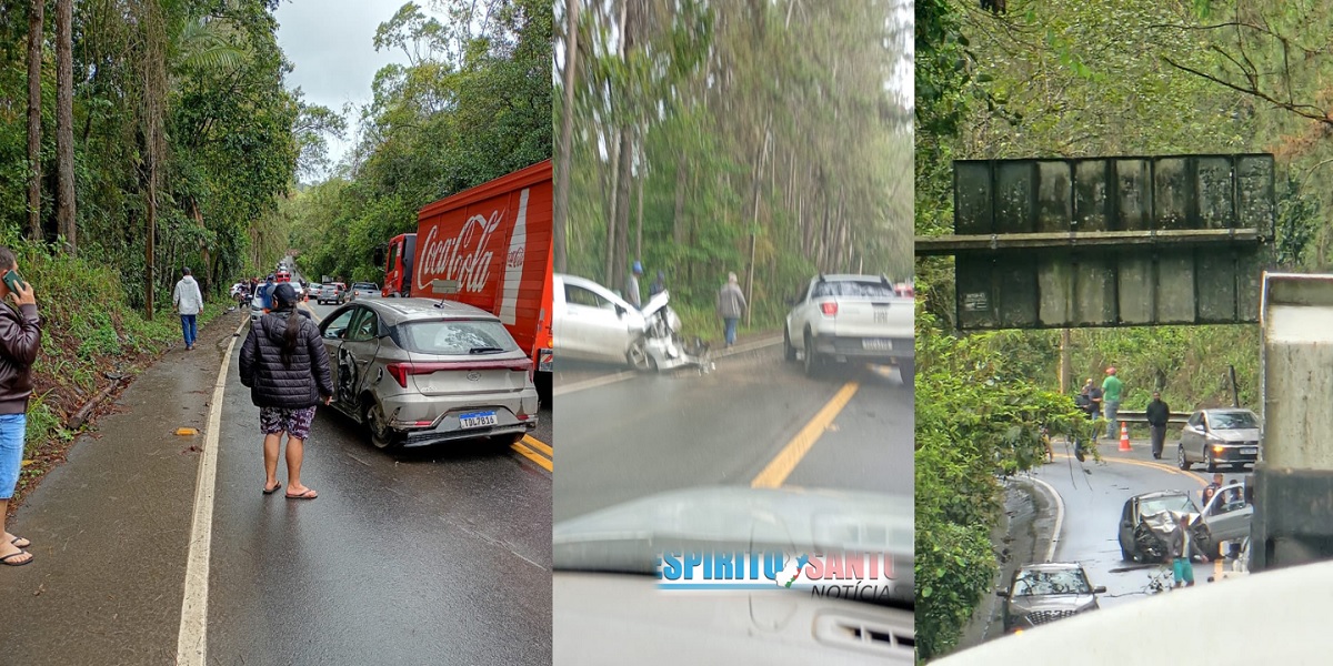 Rodovia molhada e ultrapassagem provocam grave acidente na ES-164 em Vargem Alta; homem morre e duas pessoas ficam feridas | Jornal Espírito Santo Notícias