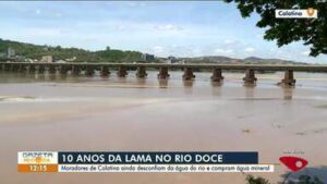 Moradores de Colatina ainda desconfiam da água do Rio Doce 10 anos após desastre ambiental