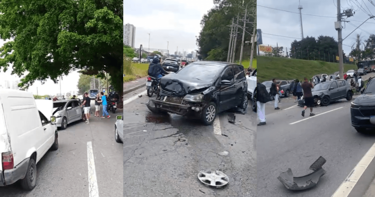 Acidente com 16 veículos deixa feridos na Raposo Tavares (SP)
