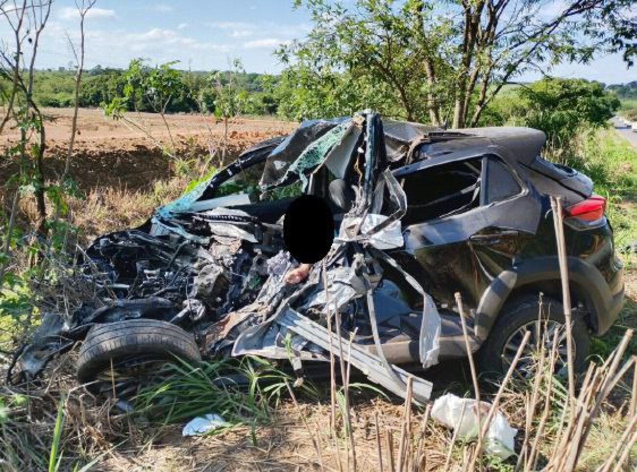 Acidente grave na MG-170 deixa idoso morto e quatro feridos