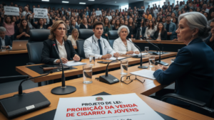 Um projeto de lei foi apresentado para proibir a venda de cigarro com a intenção de impedir que jovens comecem a fumar – Estado de Minas