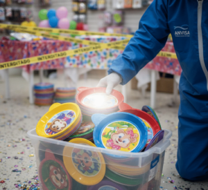 Anvisa determina recolhimento de pratos plásticos utilizados em festinhas de criança em todo o Brasil por riscos de contaminação