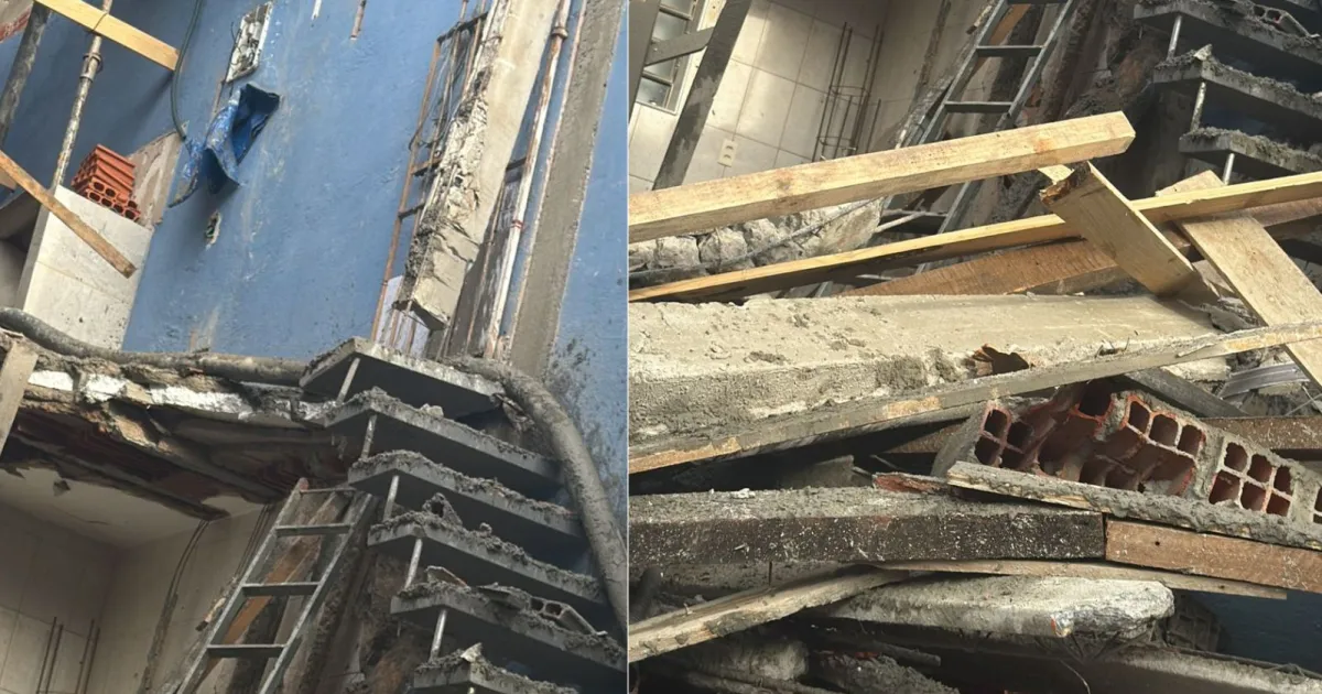 Homem fica soterrado após barranco desabar durante obra em São Paulo