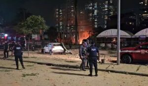 Incêndio com explosões é registrado em São Paulo