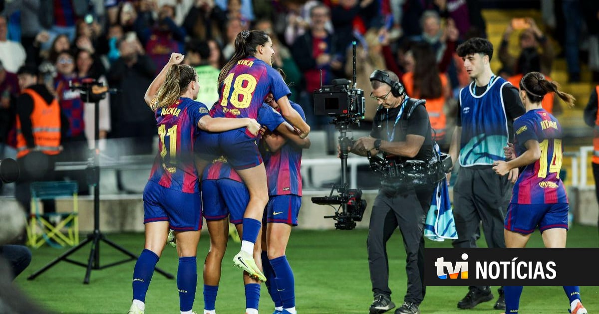 Kika Nazareth assiste na goleada do Barcelona sobre o Real Madrid