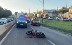 Motociclista de 29 anos é entubado após grave acidente na BR-369, em Londrina