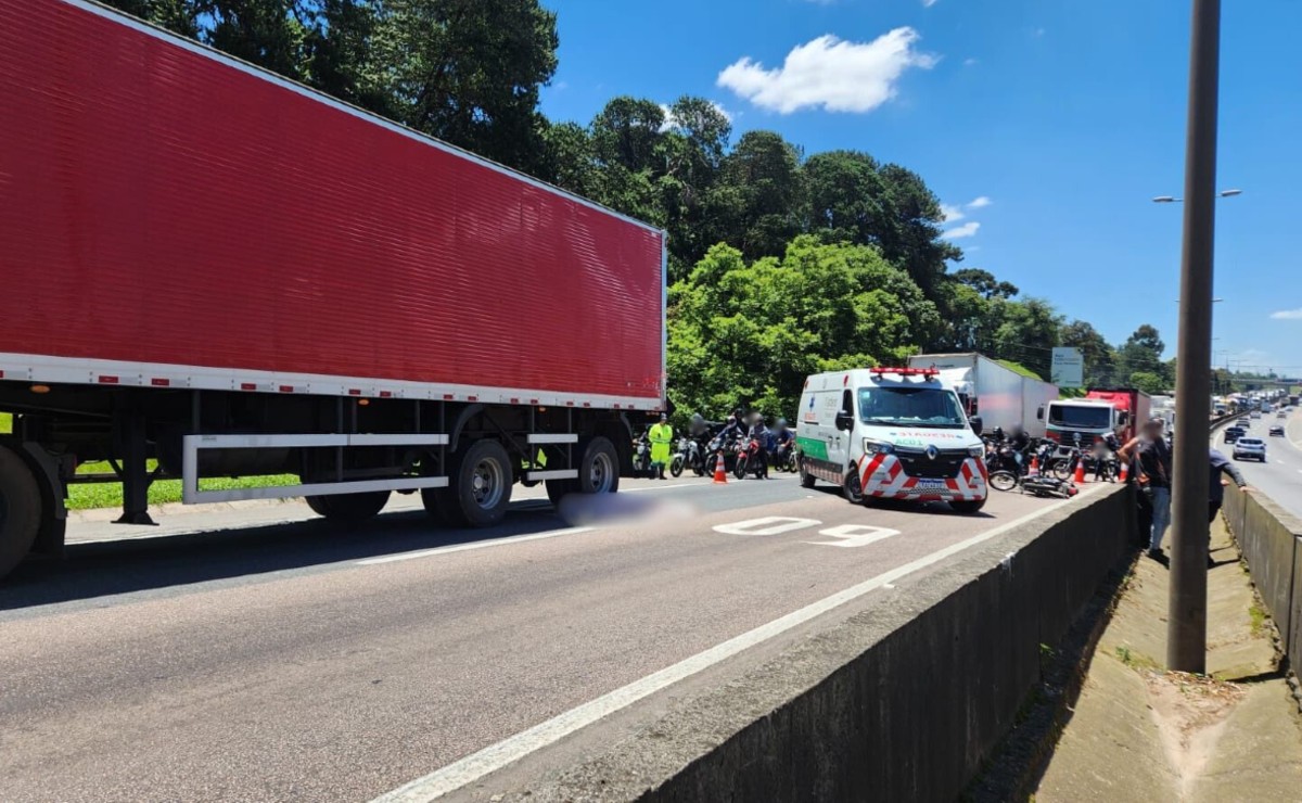 motociclista-morre-acidente-caminhao