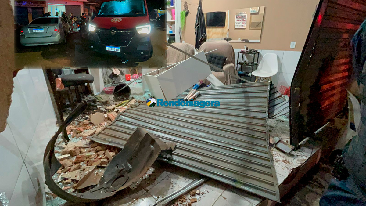 Motorista sem CNH e com sinas de embriaguez causa grave acidente, invade casa e deixa um ferido na capital - Polícia