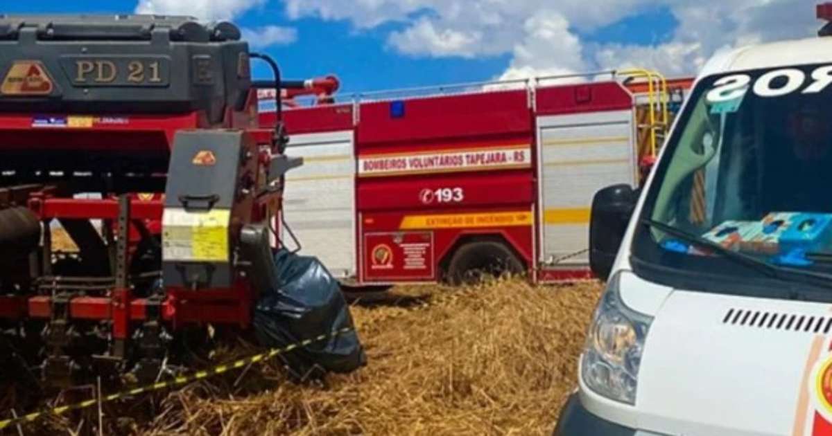 Mulher morre em acidente com plantadeira no Norte do RS